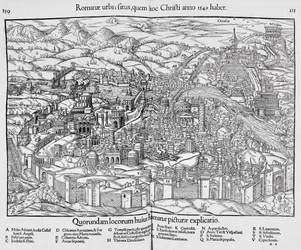 Ville de Rome, vers 1550